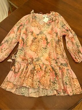 NWT Dream Catcher Silk Butterfly Dress Size 38